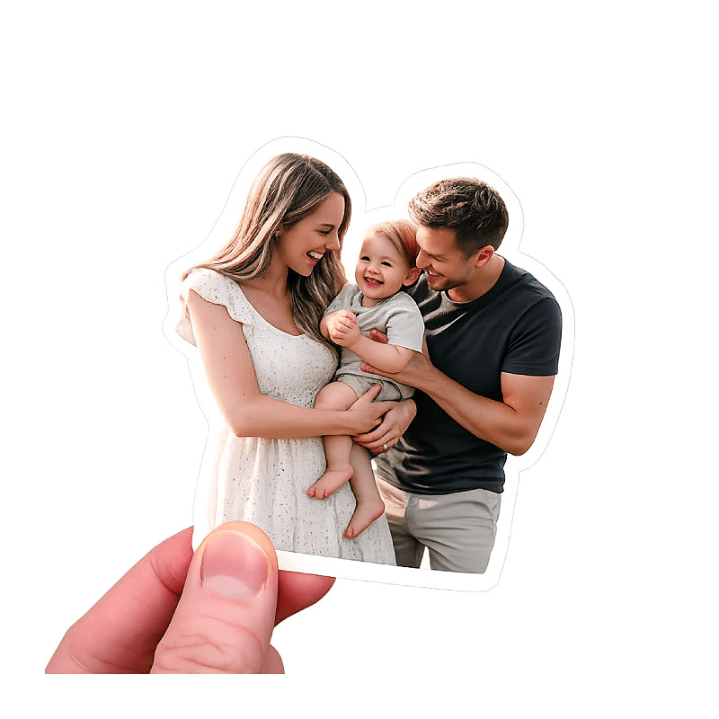 4 Inch Photo Sticker Singles | Custom Waterproof Vinyl Stickers