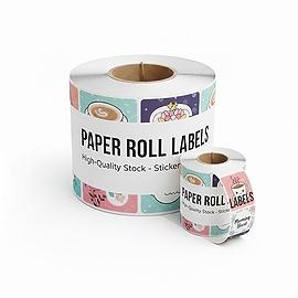 Custom Paper Roll Labels | Personalized Packaging Stickers